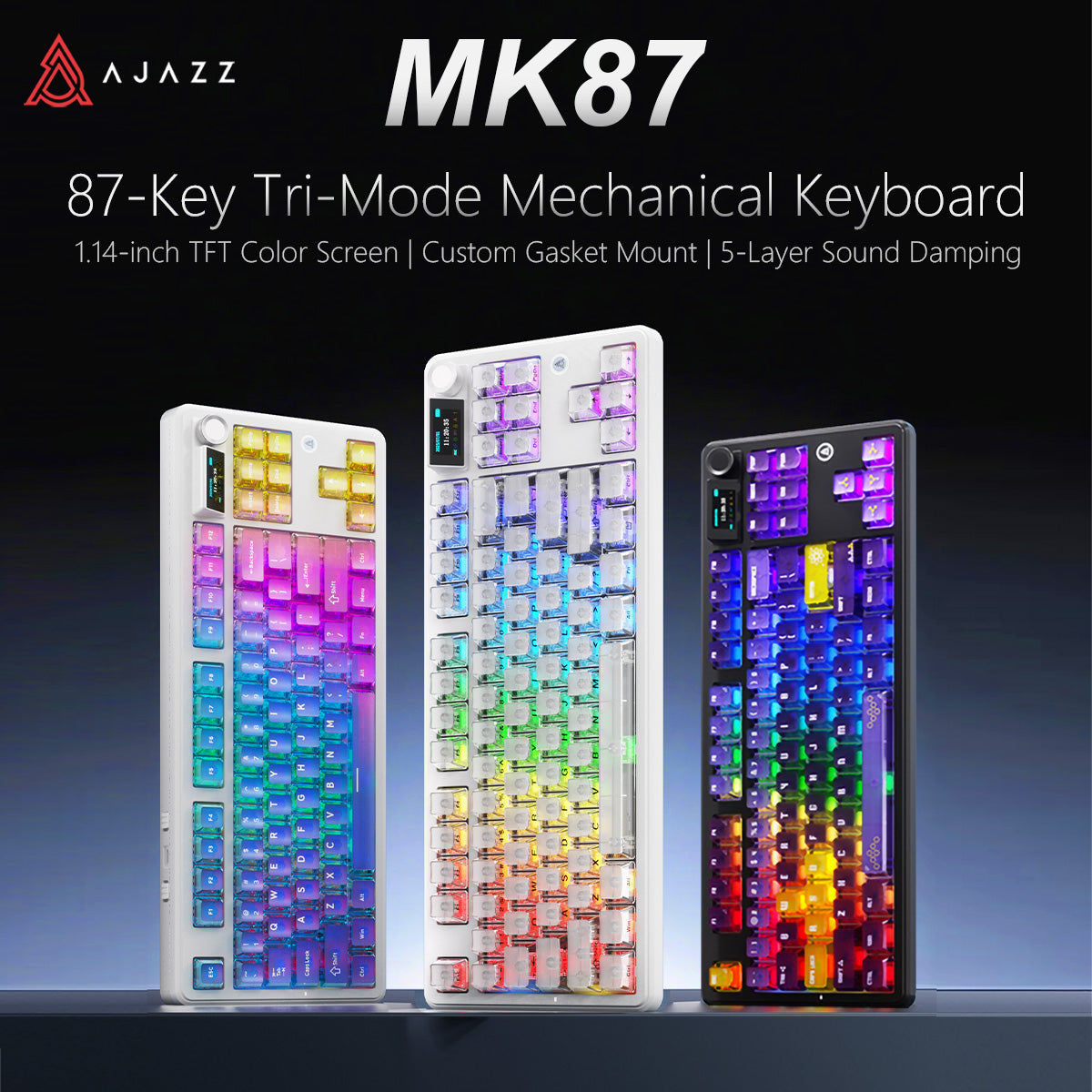 AJAZZ MK87 PRO DUAL 8K Hz WIRELESS WIRED Ajazz India ajazz-mk87-pro-dual-8k-hz-wireless-wired-ajazz-india